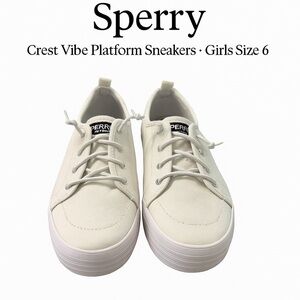 Sperry Crest Vibe Platform Sneakers · Girls Size 6